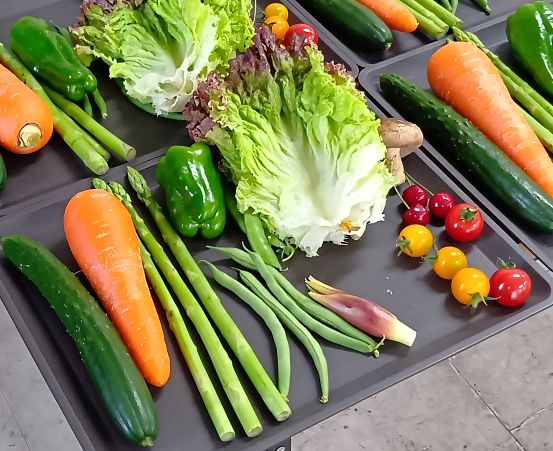 このお野菜たちが美しいブーケに早変わり！
