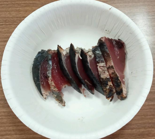 本日の主役　かつおのたたき